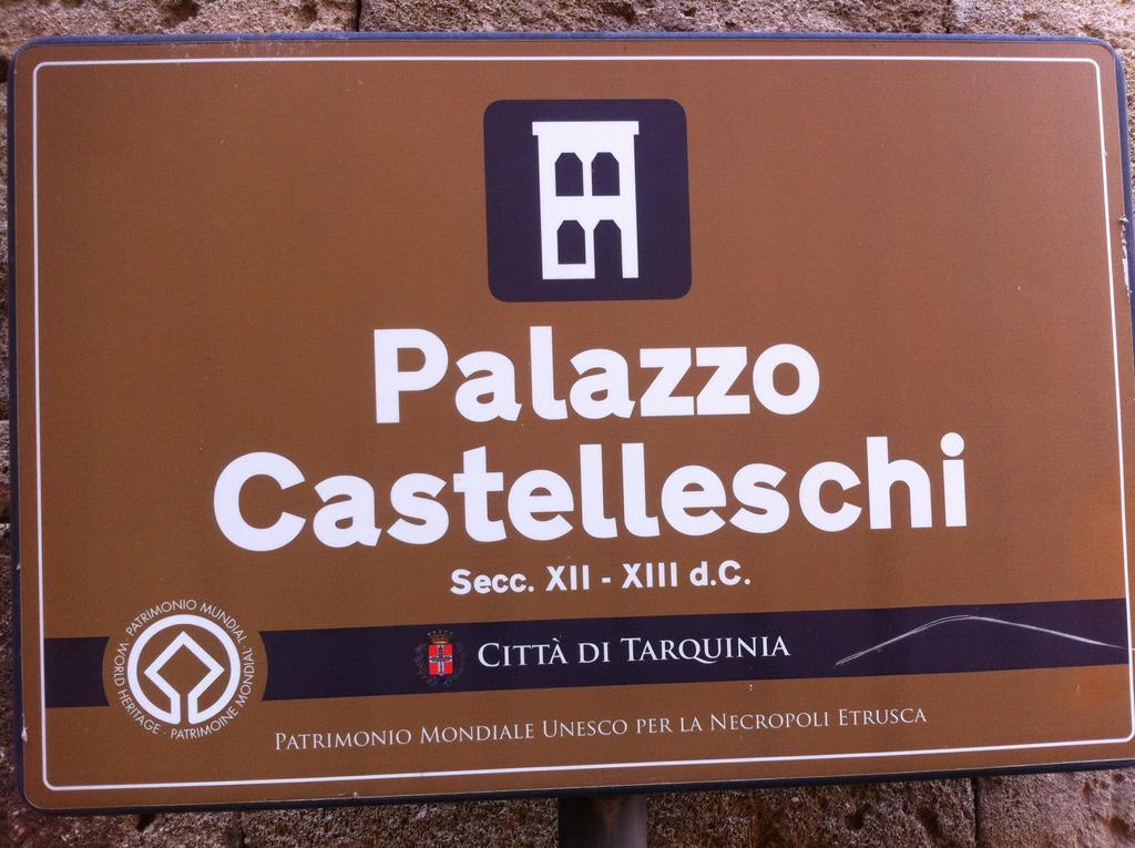 Palazzo Castelleschi Tarquinia Exterior foto